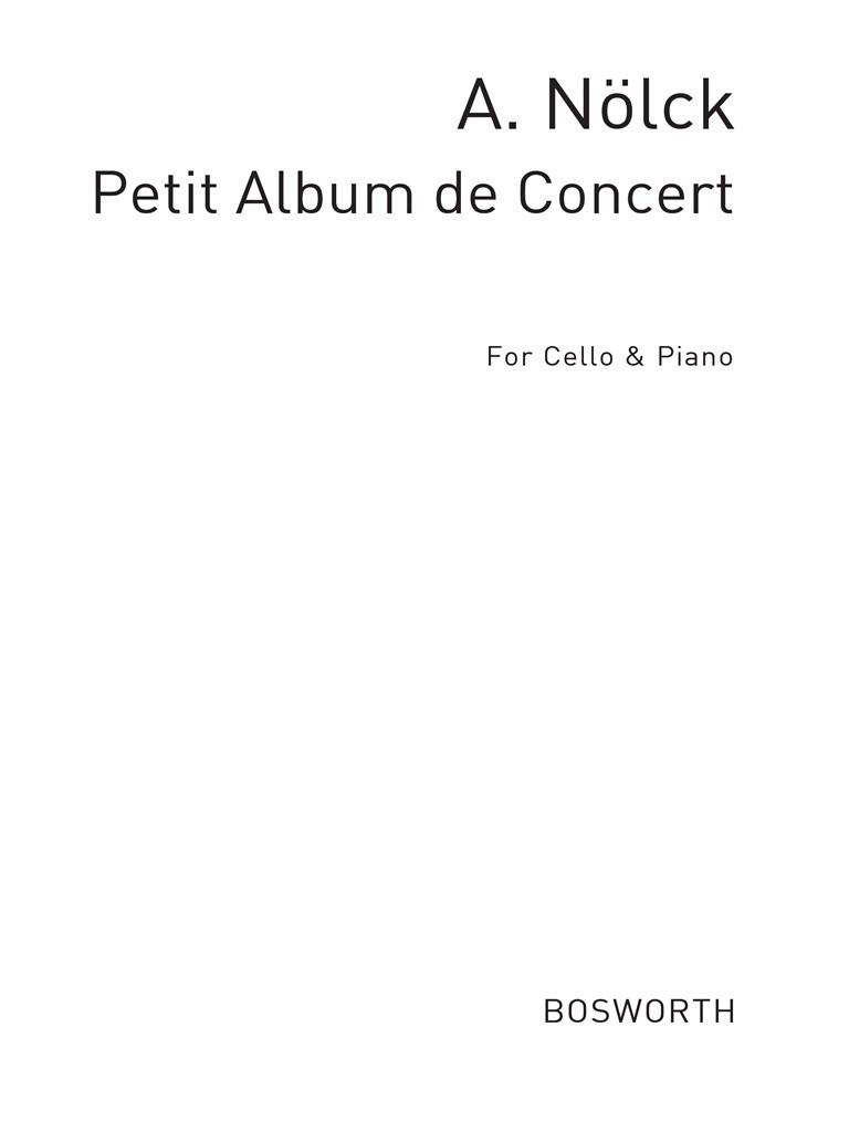August Nölck: Petit Album De Concert