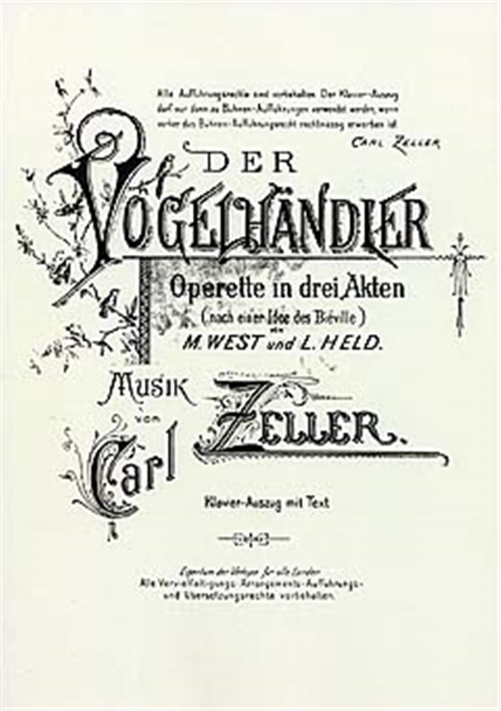 Der Vogelhändler (Vocal Score)