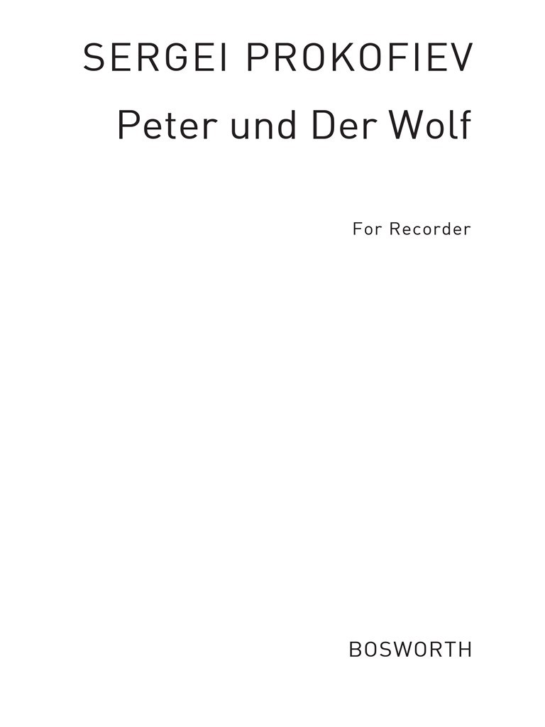 Peter Und Der Wolf (Liedtexte Und Solo)
