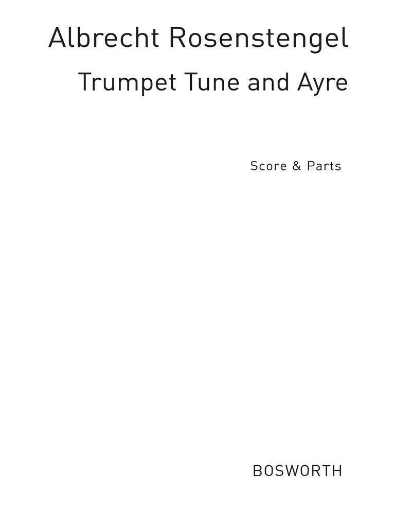 Trumpet Tune And Ayre (Recorder Ensemble)