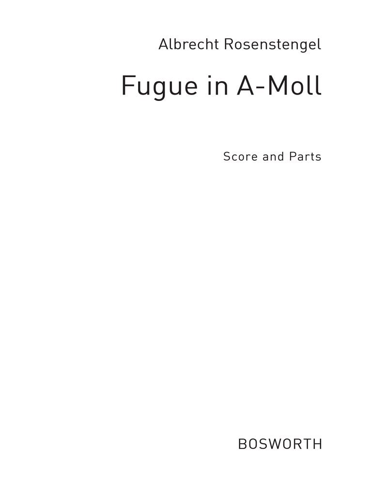 Fuge A-moll