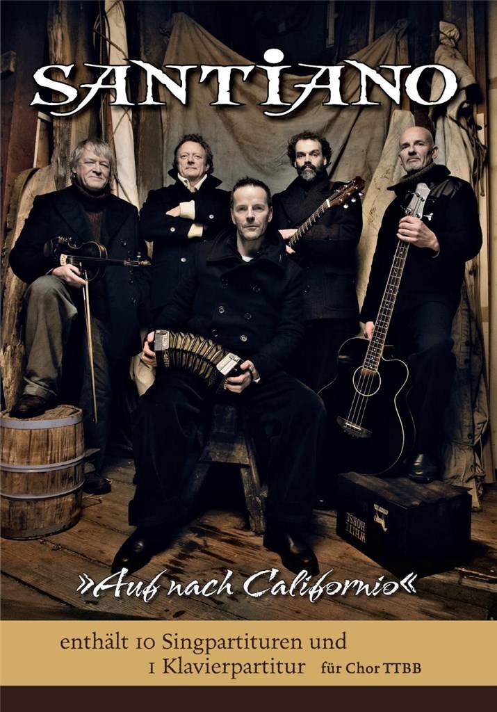 'Auf nach Californo' für Männerchor(TTBB/Pianopack