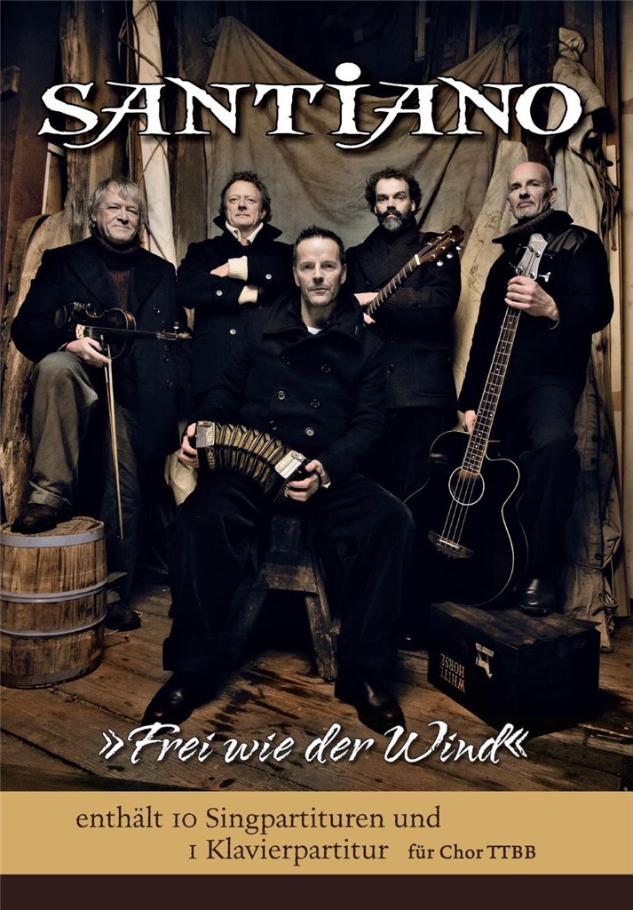 'Frei wie der Wind' für Männerchor(TTBB/Pianopack)