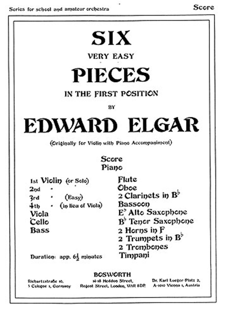 Six Very Easy Pieces Op.22