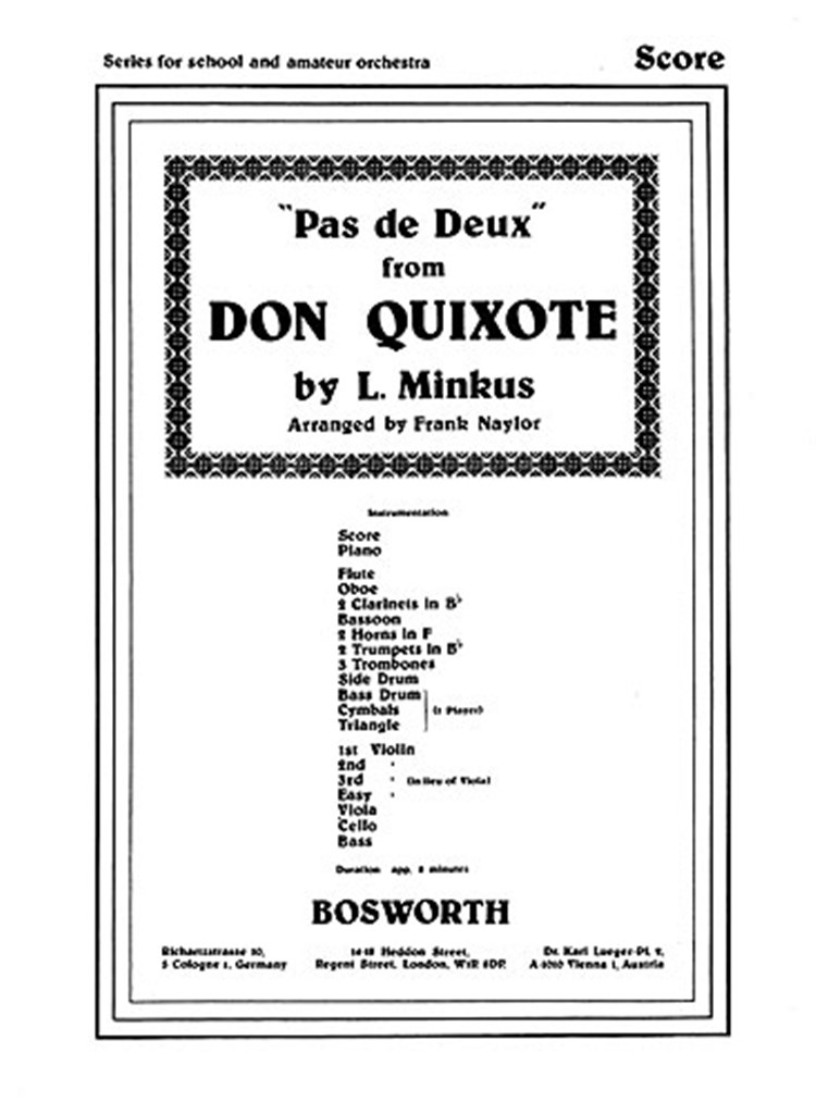 Pas De Deux From Don Quizote