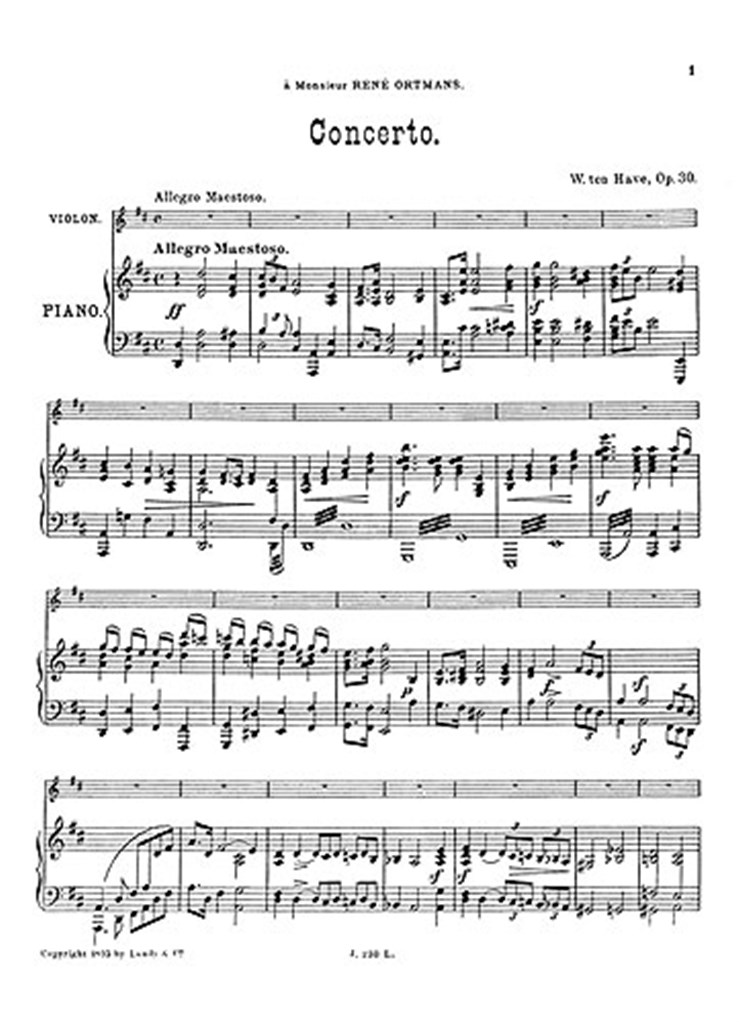 Violin Concerto Op.30
