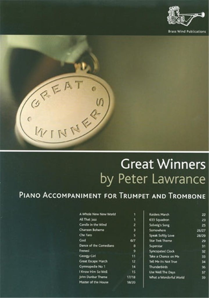 Great Winners Piano Accompaniment for Trumpet