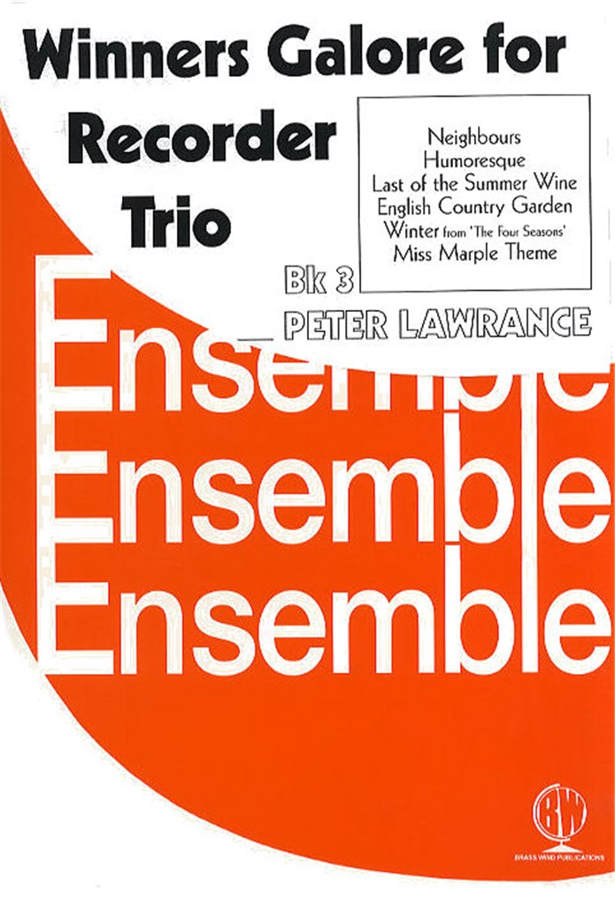 Winners Galore Recorder Trios Bk 3