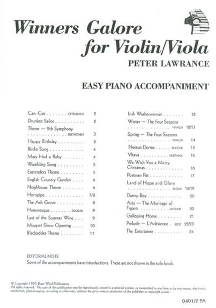 Winners Galore Viola