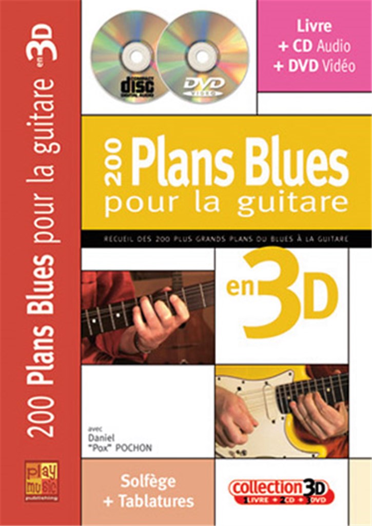200 Plans Blues Guitare 3D