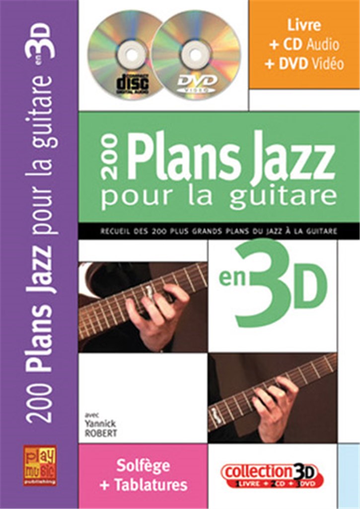 200 Plans Jazz Guitare 3D
