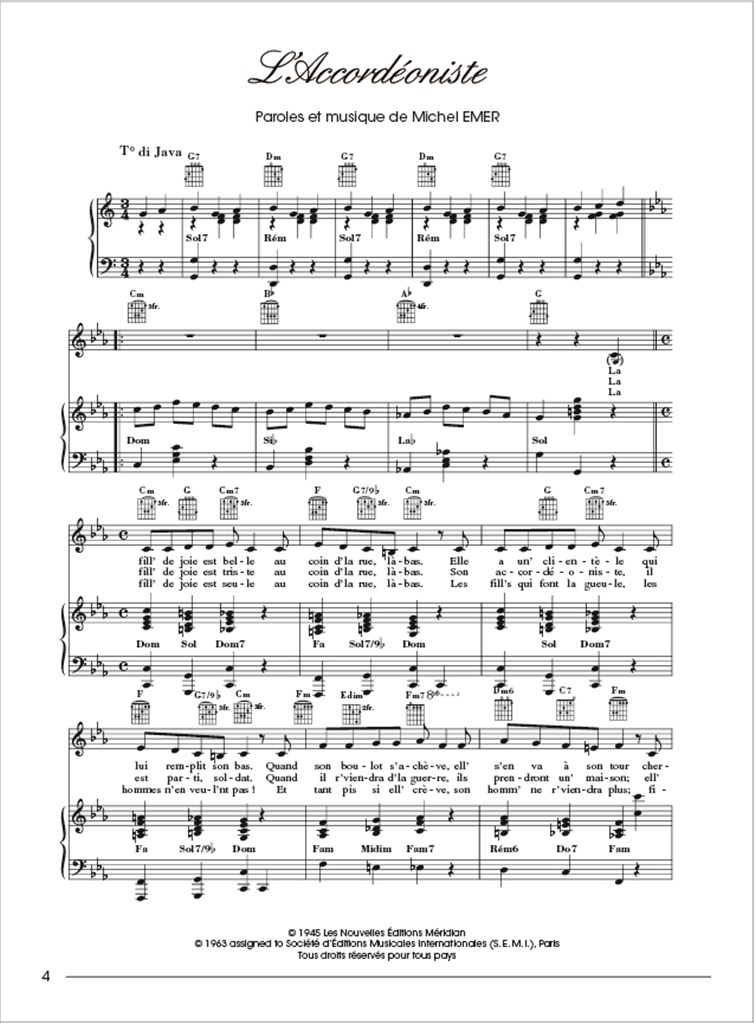 Edith Piaf - Livre D'Or