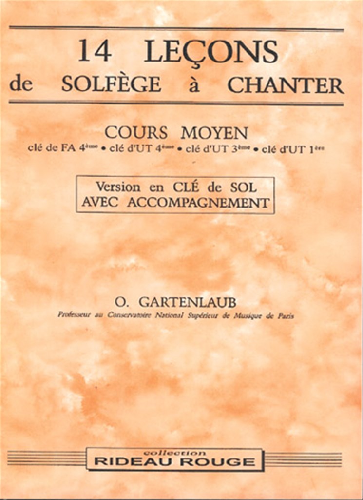 14 leçons de solfège à chanter : Cours Moyen