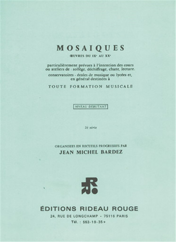 Mosaïques Niveau Débutant - 2ère Série