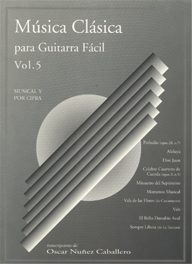 Música Clásica para Guitarra Fácil, Volumen 5