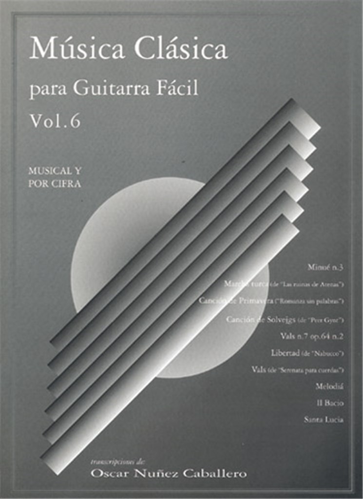Música Clásica para Guitarra Fácil, Volumen 6
