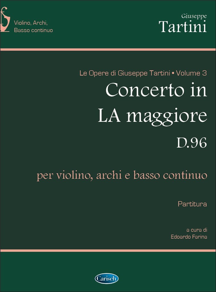 Volume 03: Concerto in la Maggiore D 96