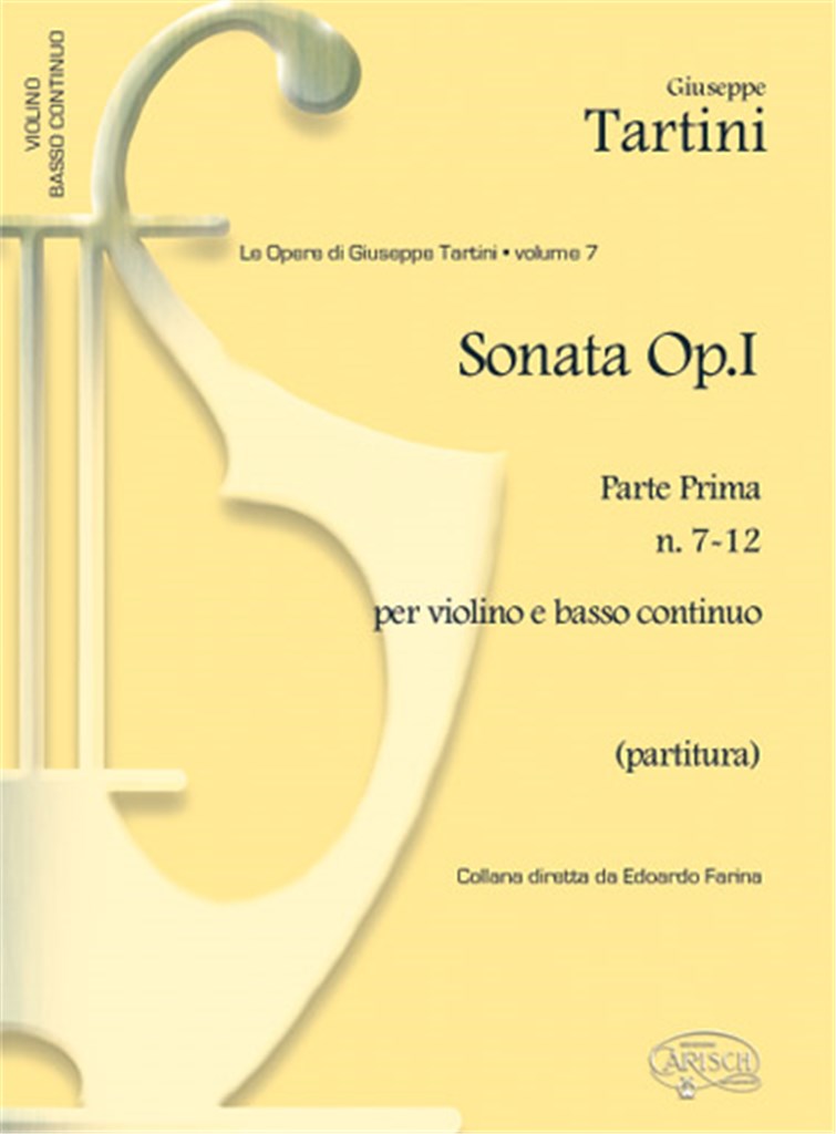 Sonate Op.I -Parte Seconda N.7-12 per Violino e B