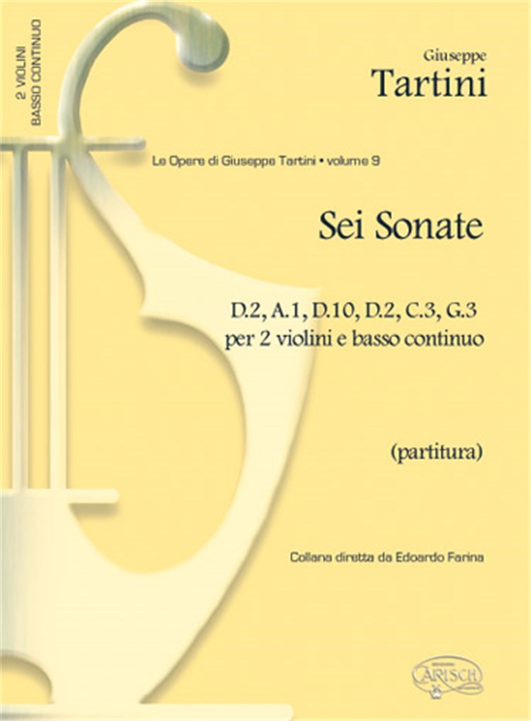 6 Sonate D2, A1, D10, D2, C3, G3