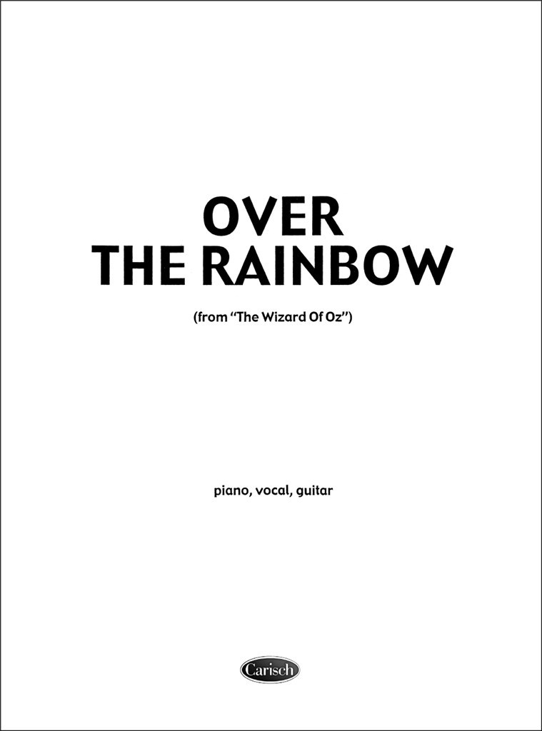 Over The Rainbow (The Wizard Of Oz)