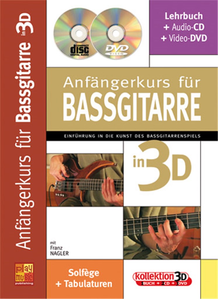 Anfängerkurs für Bassgitarre in 3D
