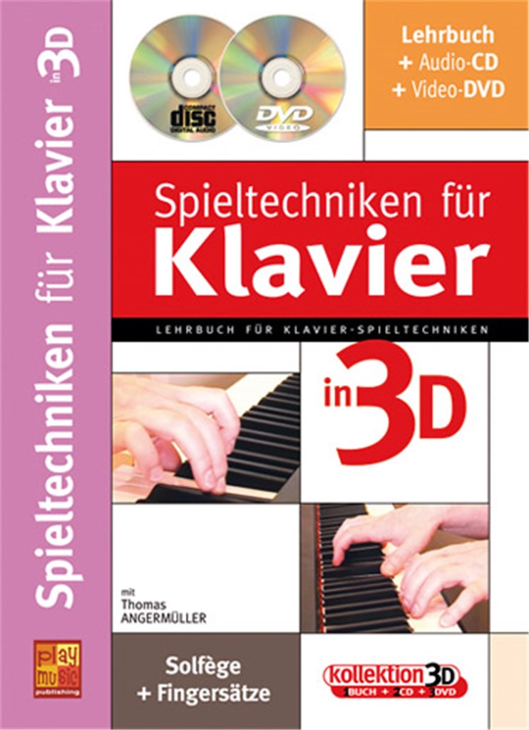 Spieltechniken für Klavier in 3D