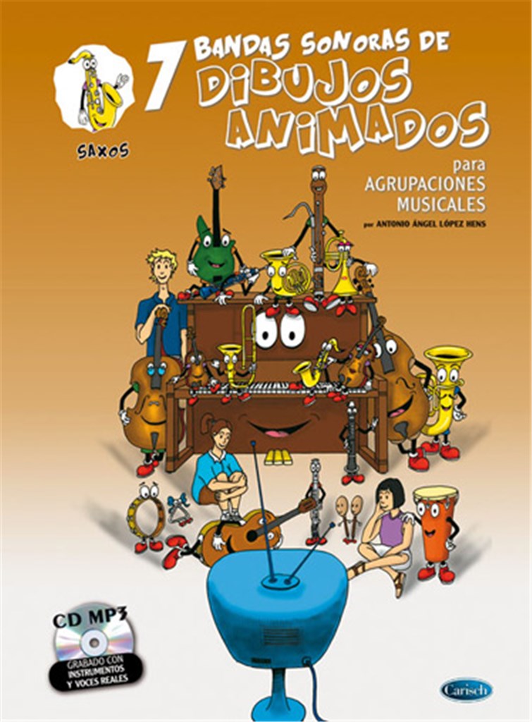 7 Dibujos Animados - Saxos