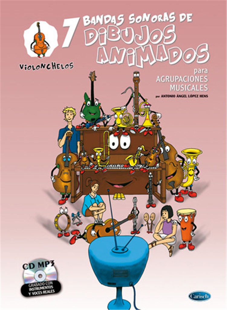 7 Dibujos Animados - Violonchelos