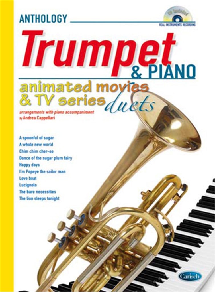 Animated Movies and TV Duets for Trumpet & Piano