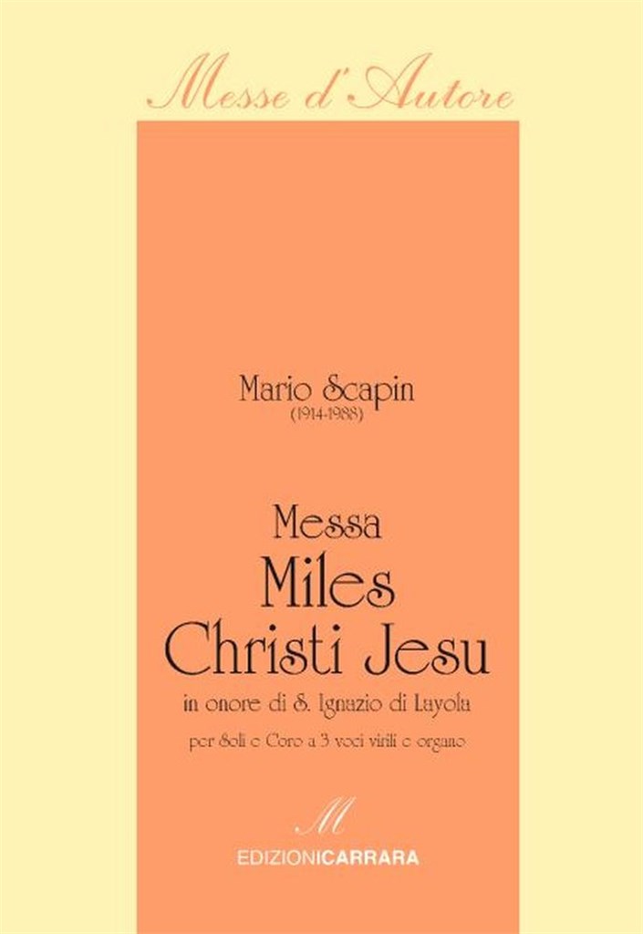 Messa Miles Christi Jesu