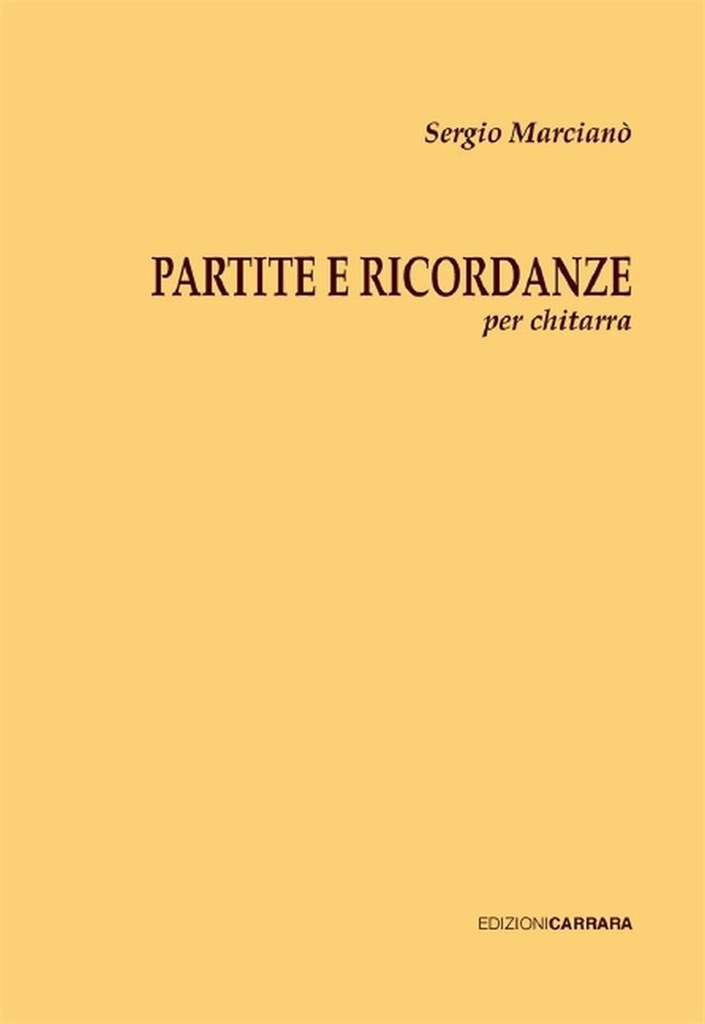 Partite e ricordanze per chitarra
