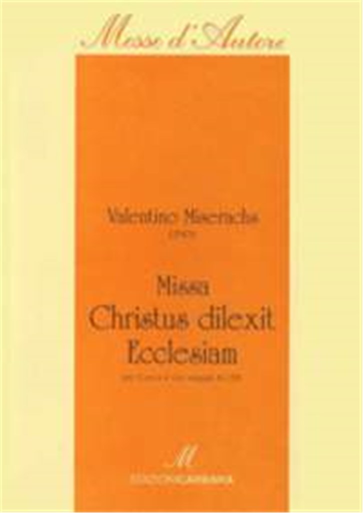 Missa Christus dilexit (a cappella)