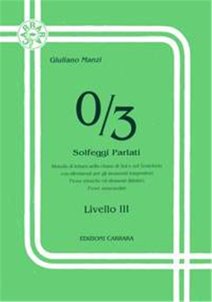 0/3 Solfeggi Parlati Band 3