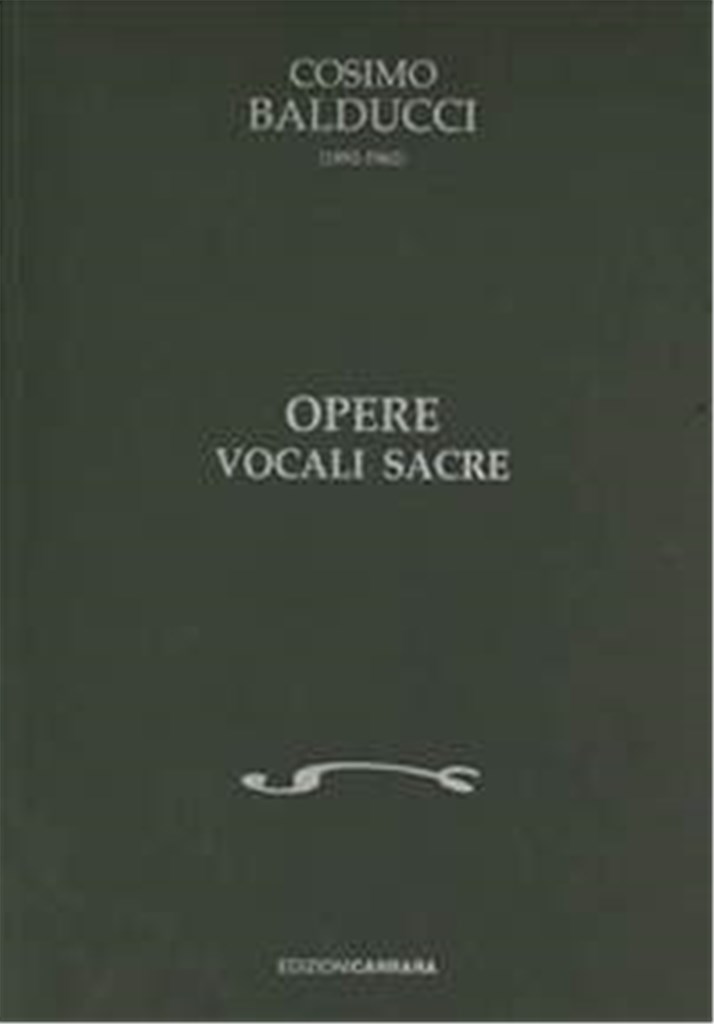 Opere Vocali Sacre