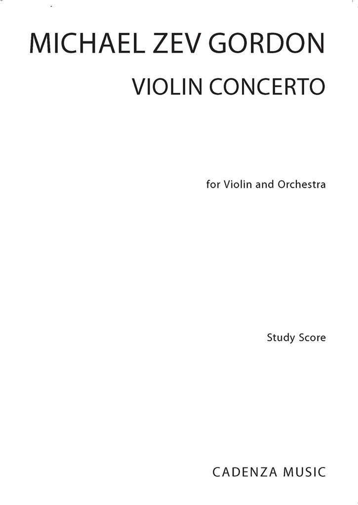 Violin Concerto (Study Score)