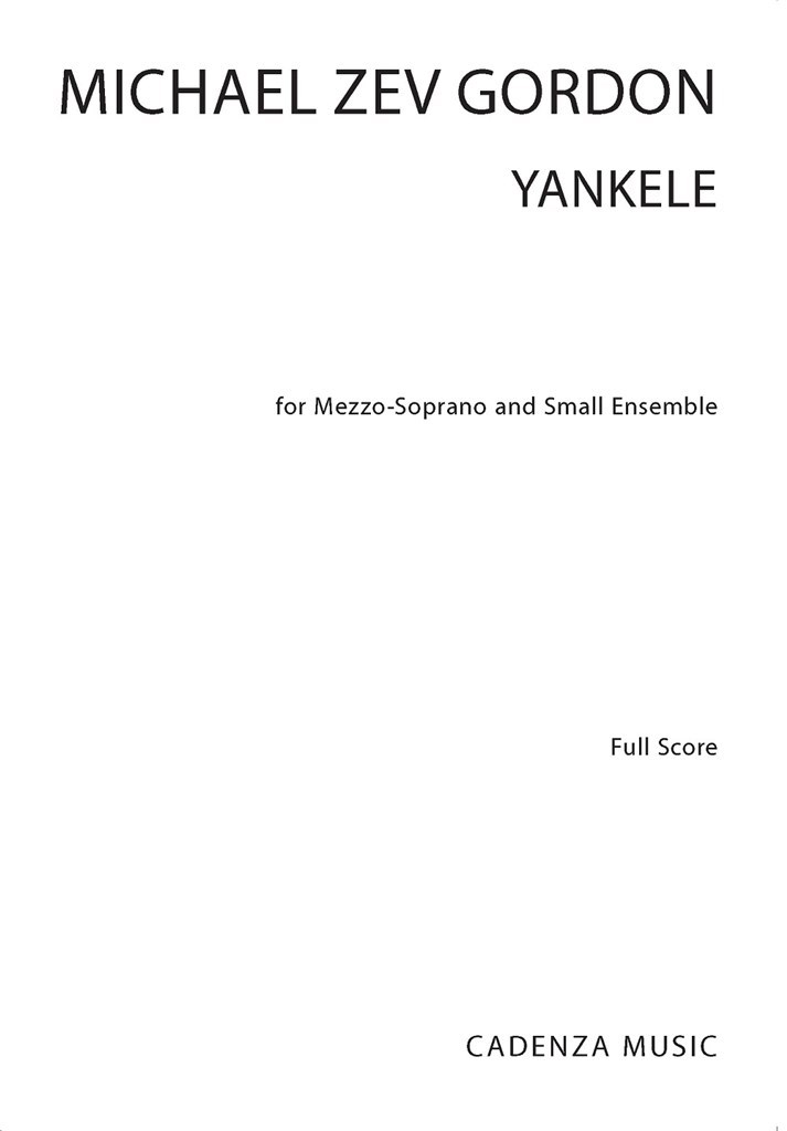Yankele (Study Score)