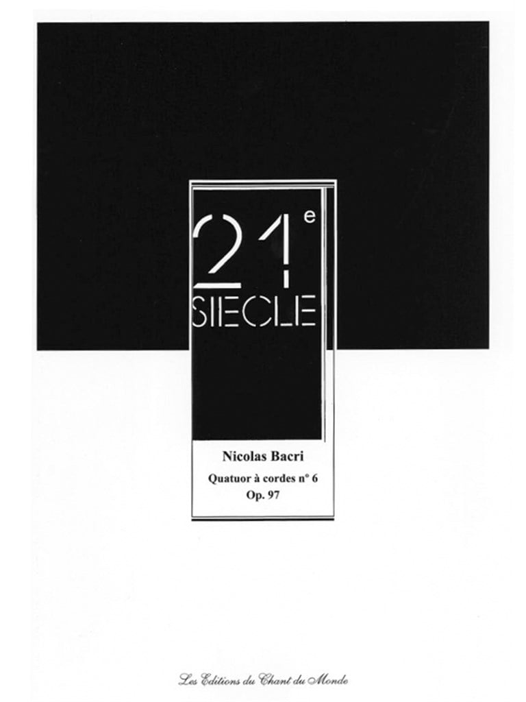 Quatuor A Cordes No. 6 Op. 97