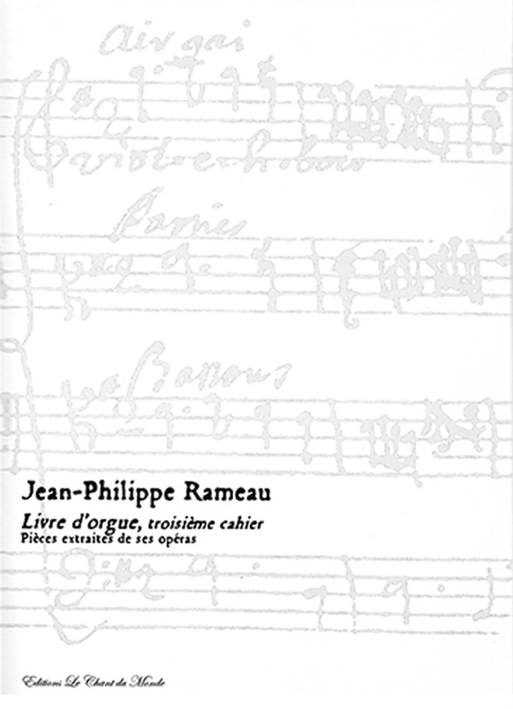 Livre D'Orgue Premier Cahier Book 3
