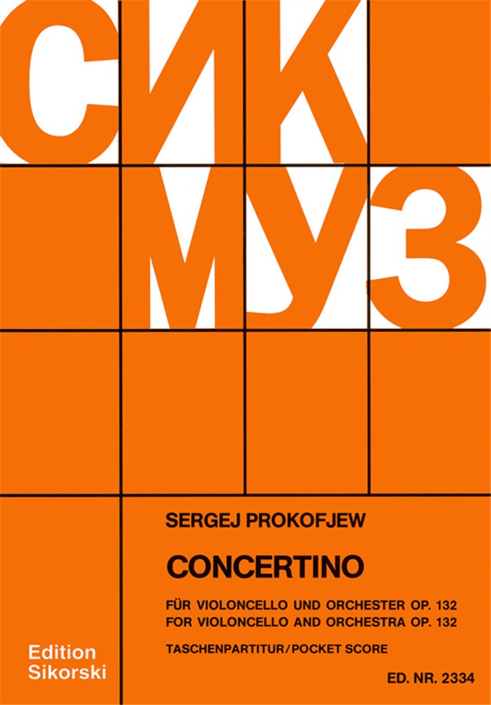 Concertino Op 132 Cello & Orchestra