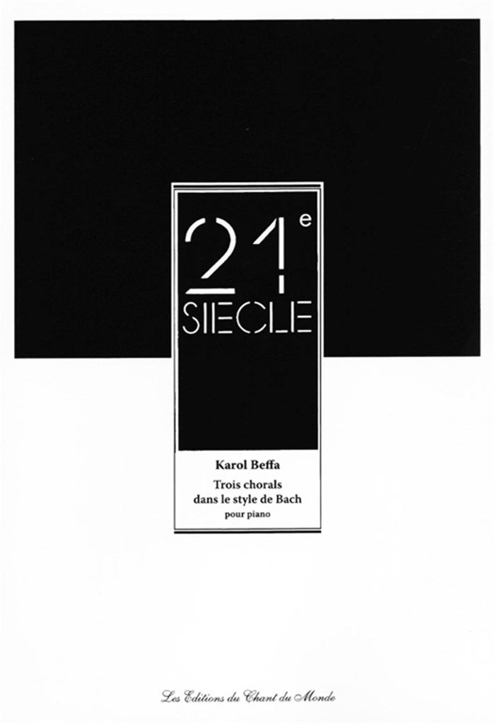 Trois Chorals Dans Le Style De Bach