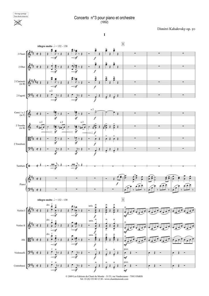 Concerto pour piano et orchestre n°3