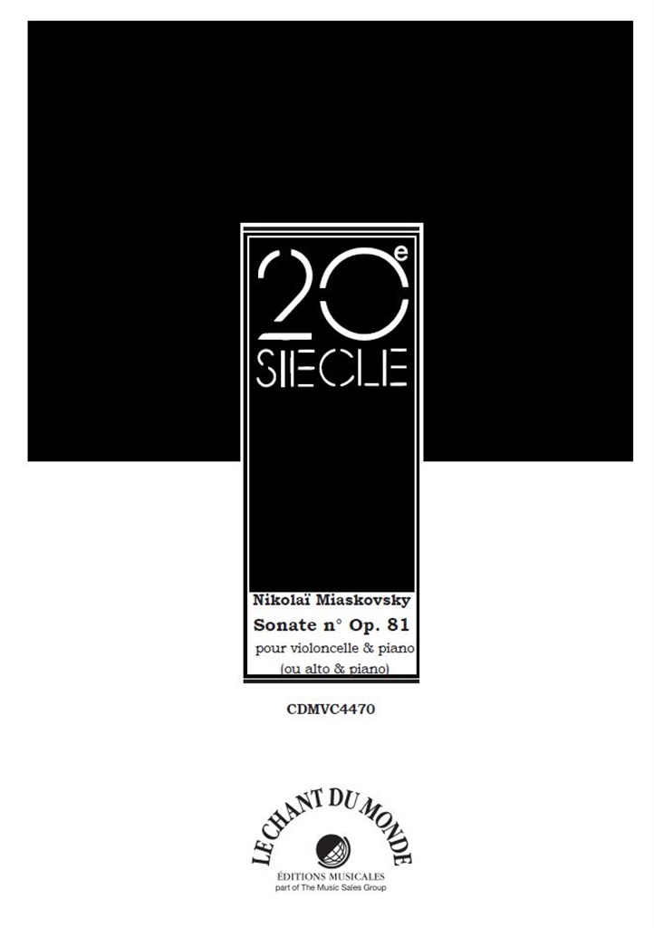 Sonate No. 2, Op. 81 Pour Violoncelle