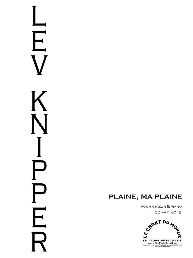 Plaine, ma plaine