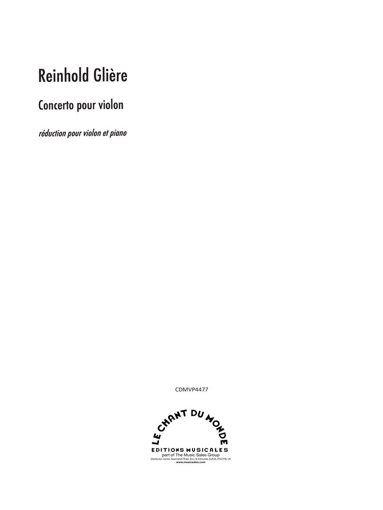 Concerto Pour Violon, Concerto Allegro