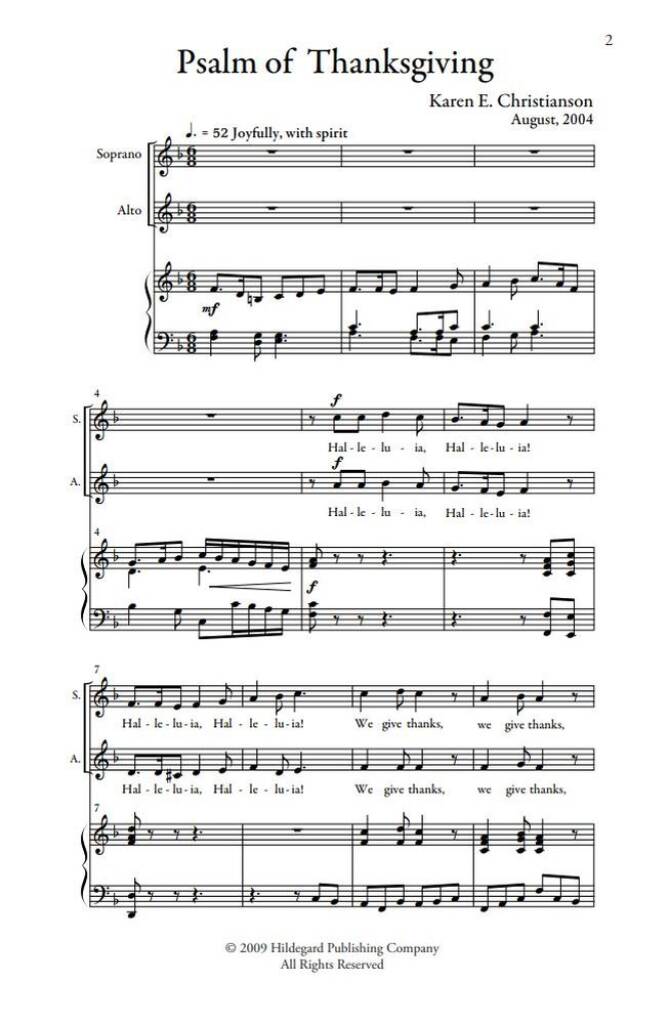 Psalm Of Thanksgiving
