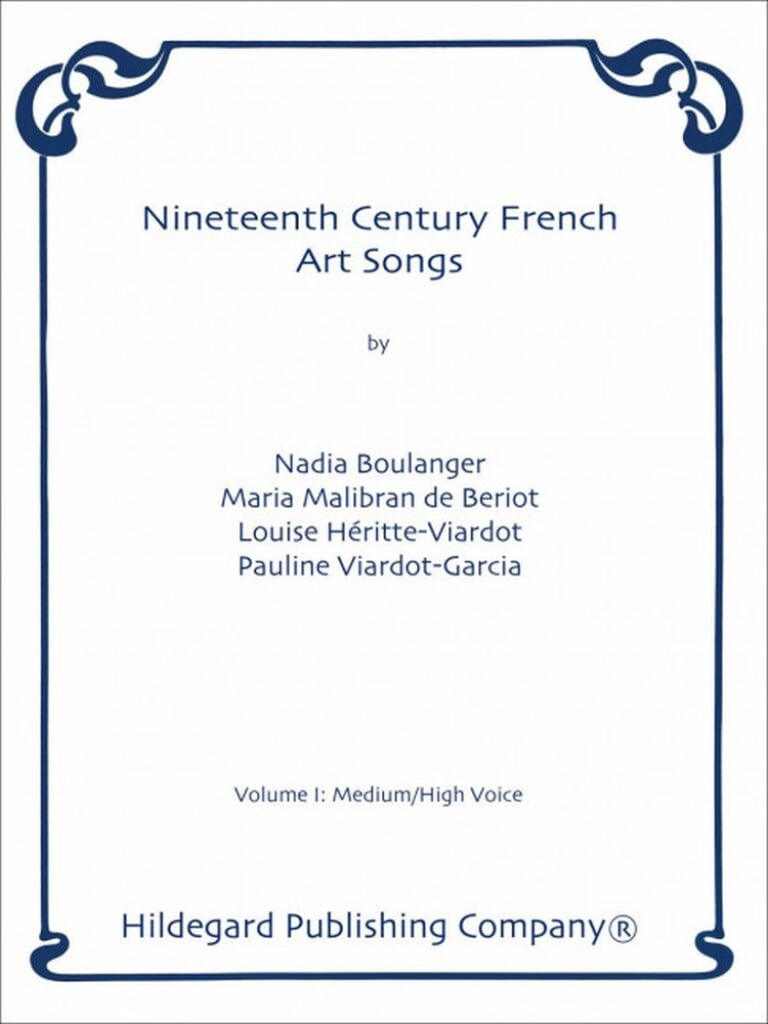 Nineteenth Century French Art Songs Vol.1
