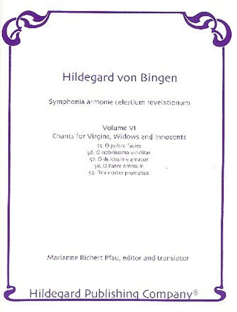 Chants for Virgins, Widows, and Innocents