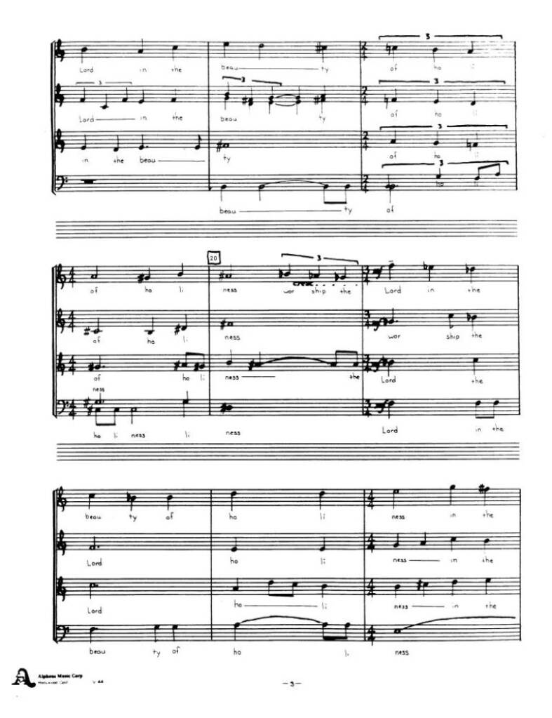 Three Psalms