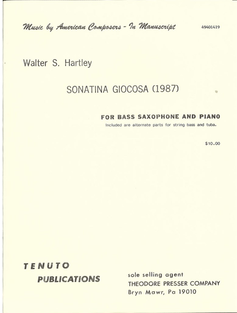 Sonatina Giocosa 1987