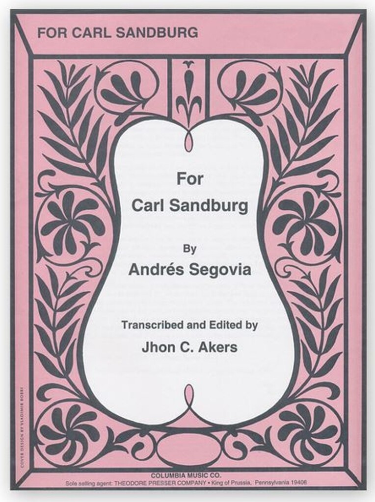 For Carl Sandburg